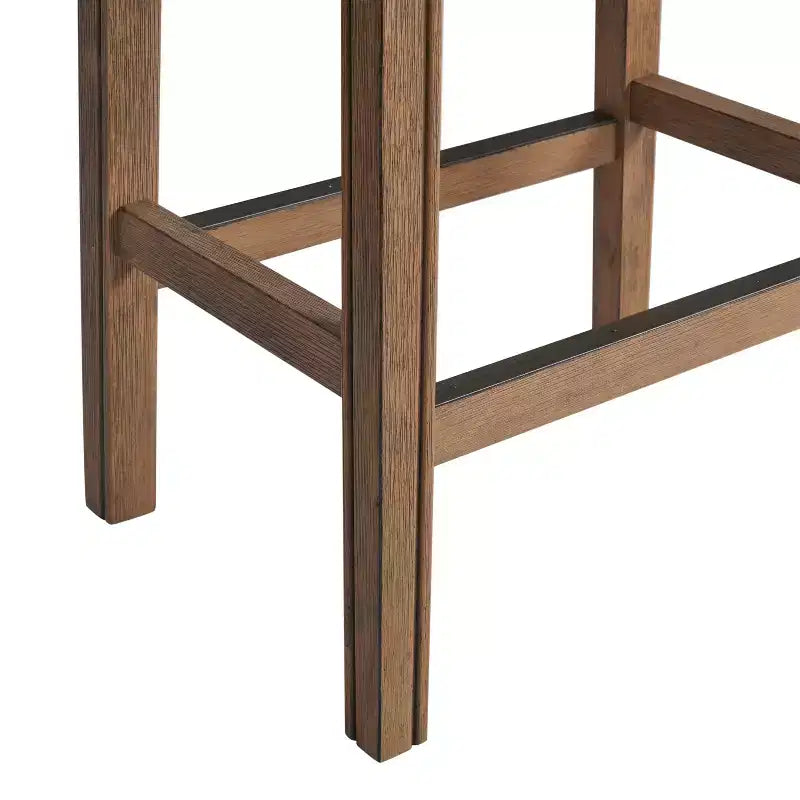 Tabouret de comptoir Williston avec clous décoratifs