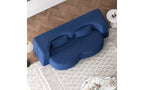 EHMKNP Canapé de sol moderne avec 2 oreillers, convertible en lit de repos rembourré en tissu Teddy, pour salon