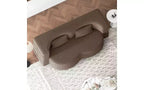 EHMKNP Canapé de sol moderne avec 2 oreillers, convertible en lit de repos rembourré en tissu Teddy, pour salon
