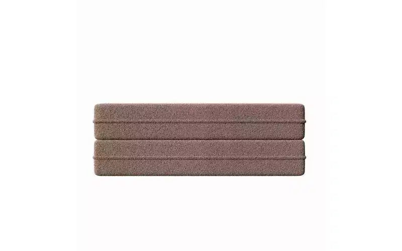 EHMKNP Canapé de sol moderne avec 2 oreillers, convertible en lit de repos rembourré en tissu Teddy, pour salon