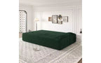 EHMKNP Canapé de sol moderne avec 2 oreillers, convertible en lit de repos rembourré en tissu Teddy, pour salon