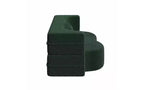 EHMKNP Canapé de sol moderne avec 2 oreillers, convertible en lit de repos rembourré en tissu Teddy, pour salon