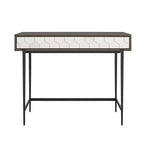 GDFStudio Moulton – Bureau informatique moderne de 99 cm avec pieds en métal