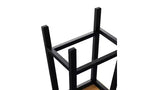 EHMKNP Lot de 2 chaises de bar de 65 cm de haut, tabourets de comptoir de cuisine avec repose-pieds, tabourets de ferme pour salle à manger, cuisine, comptoir