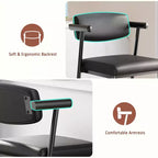 Lot de 2/4 tabourets de bar à hauteur de comptoir avec dossier et assise large rembourrée pour îlot de cuisine, montage facile