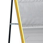 Miroir pleine longueur Okak 59*15,7 pouces avec cadre en alliage d'aluminium, miroir corporel avec support en métal, miroir de sol pour chambre à coucher, entrée, dressing, doré