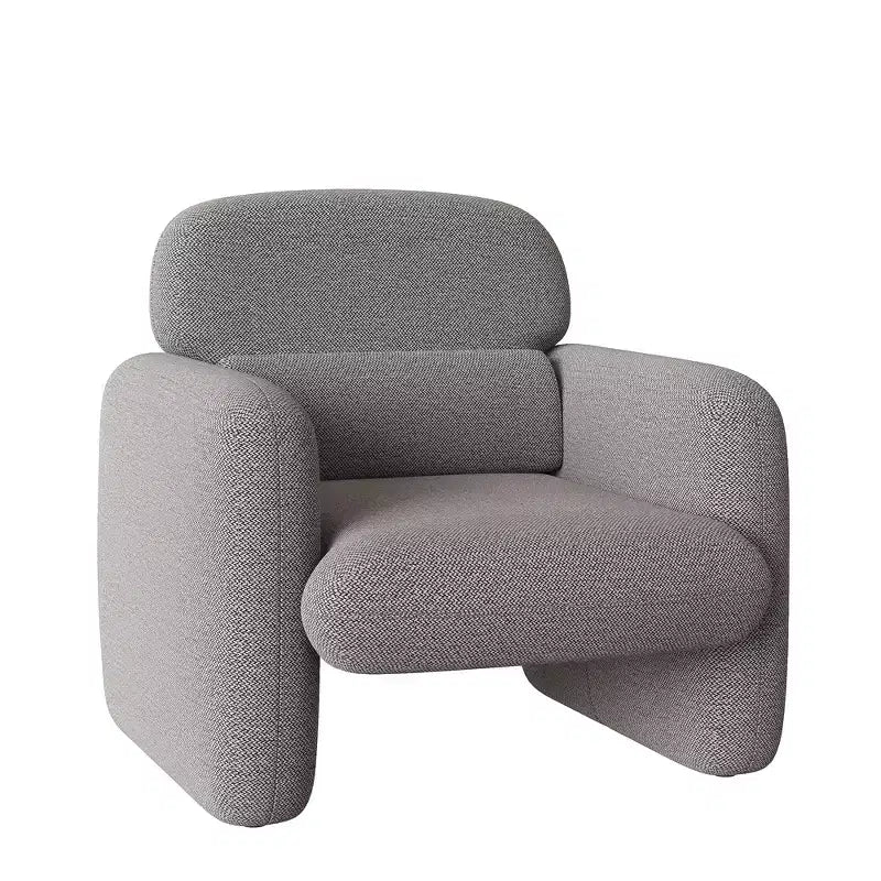 GustoWave Fauteuil d'appoint moderne avec cadre en bois, fauteuil de lecture confortable pour salon, chambre à coucher, appartement