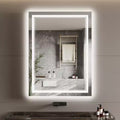 40x32 LED Bathroom Vanity Mirror - Front & Back Dual Lighting, Anti-Fog, Dimmable, Wall-Mounted Lighted Mirror