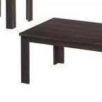 Lot de trois tables basses HomeRoots de 44 po en chêne