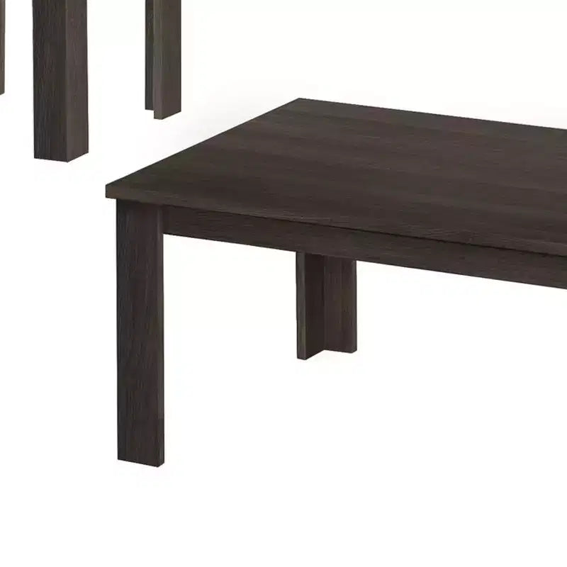 Lot de trois tables basses HomeRoots de 44 po en chêne