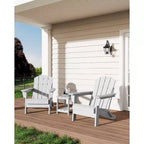 Chaise Adirondack pliante CuisinSmart, chaise pliante toutes saisons en PEHD, chaises Adirondack résistantes aux intempéries pour patio, jardin, pelouse, arrière-cour, piscine