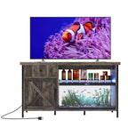 Meuble de support pour aquarium de 55-75 gallons, support d'aquarium robuste avec armoire de rangement, table console TV pour téléviseurs de 80/75/70 pouces, support pour grand terrarium de tortues
