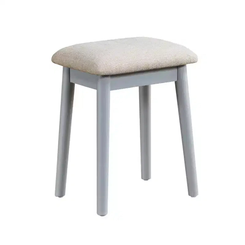 Coiffeuse de luxe Okak avec magnifique miroir et lumières, meuble de rangement avec tiroirs et tabouret, ensemble de coiffeuse princesse pour chambres à coucher