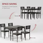Ensemble de salle à manger 5 pièces pour 4 personnes, ensemble de table de cuisine de 109 cm avec pieds en spirale, table et chaises de cuisine rectangulaires en bois, table de petit-déjeuner peu encombrante
