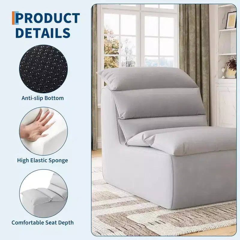 Fauteuil poire pour adultes, canapé paresseux en mousse haute densité avec base antidérapante, fauteuil confortable près du feu, chaise de lecture pour salon et chambre à coucher