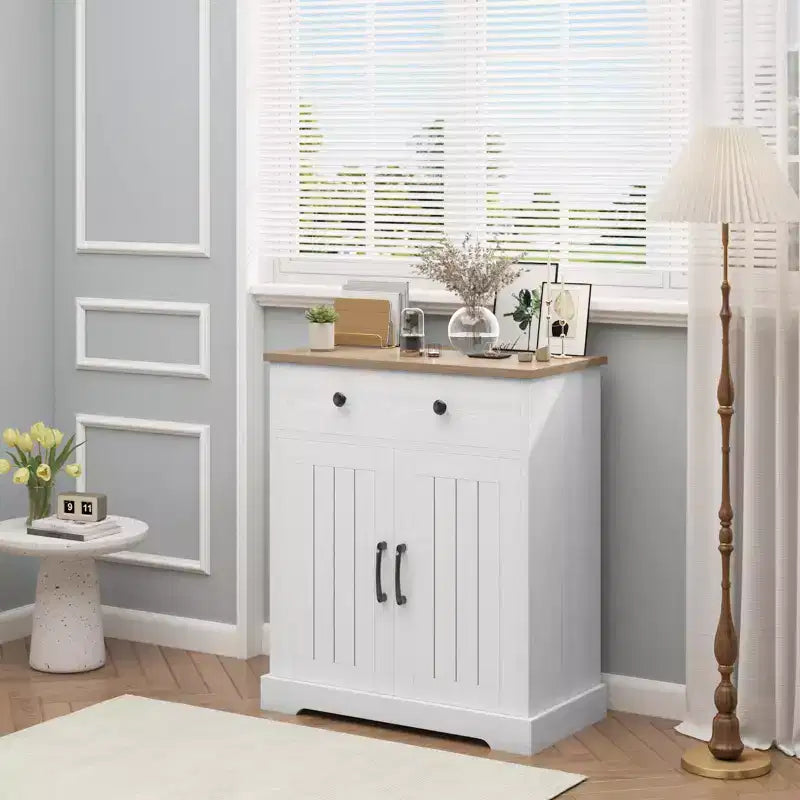 Meuble buffet avec tiroirs, meuble de rangement moderne pour bar à café pour cuisine et salle à manger