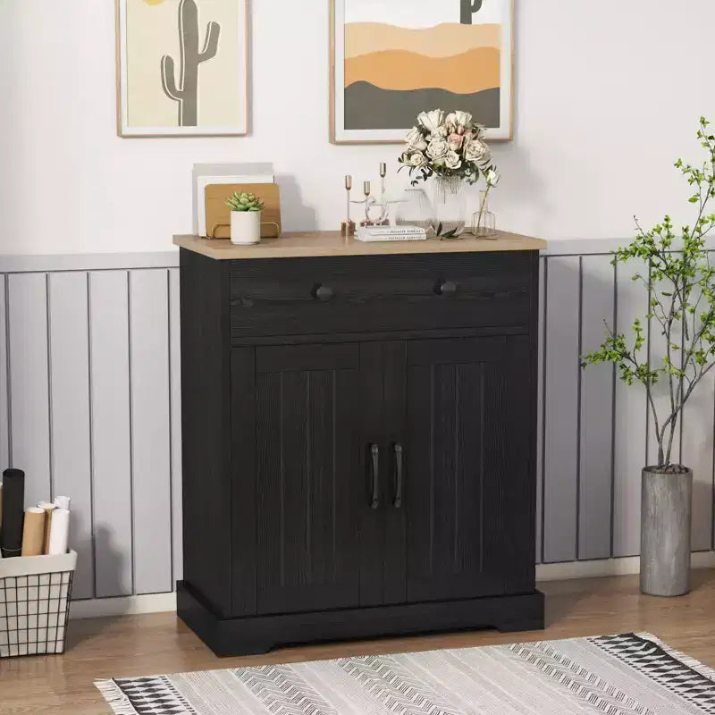 Meuble buffet avec tiroirs, meuble de rangement moderne pour bar à café pour cuisine et salle à manger