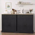 Meuble buffet avec tiroirs, meuble de rangement moderne pour bar à café pour cuisine et salle à manger
