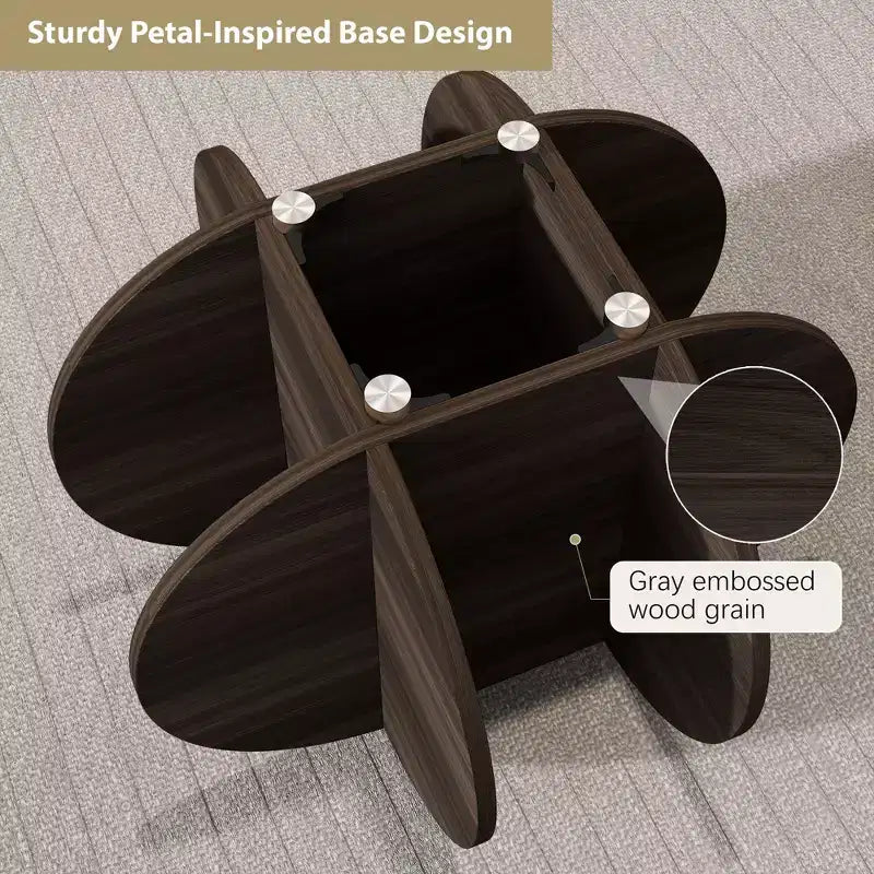 Table basse en verre, table basse ronde avec cadre en métal géométrique, table basse moderne minimaliste pour la décoration