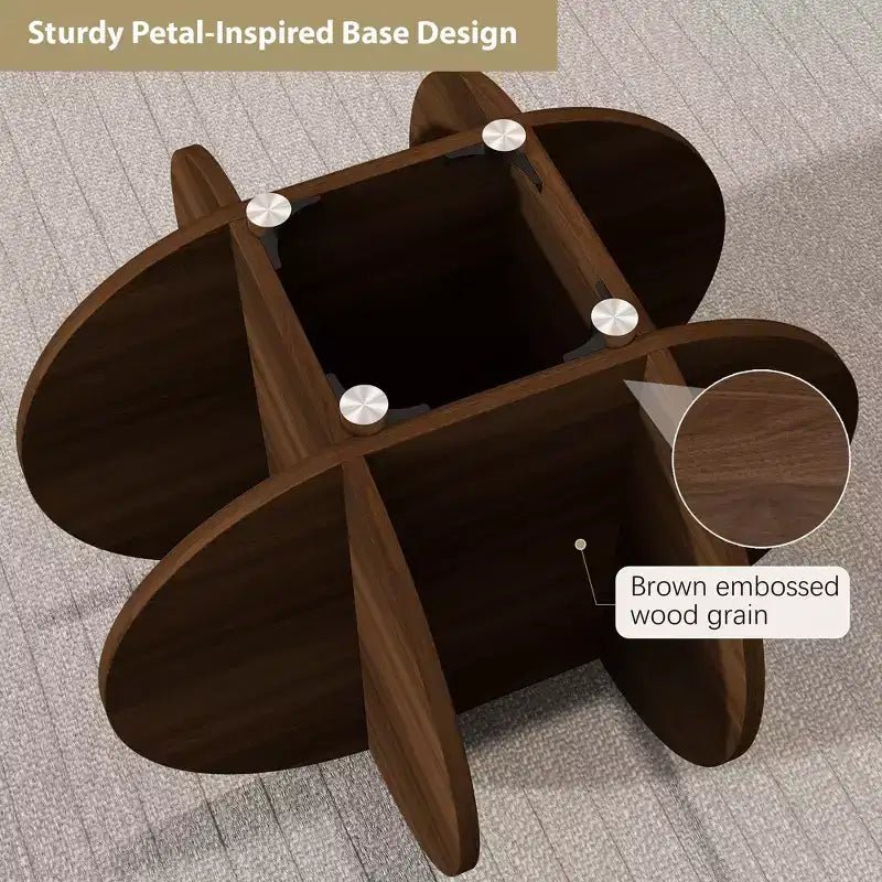 Table basse en verre, table basse ronde avec cadre en métal géométrique, table basse moderne minimaliste pour la décoration