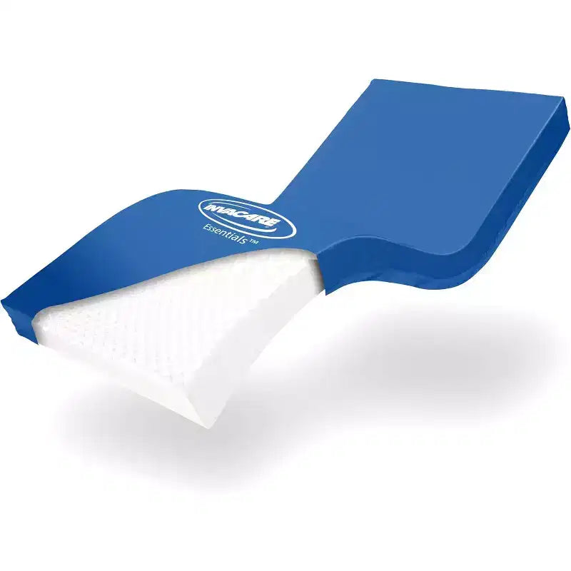 Invacare Hospital Bed Mattress with Fluid-Resistant Removable Cover & Shaped Cells