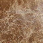 Table d'appoint élégante, table de chevet ou petite table de nuit pour la décoration intérieure - Table à boisson en métal mince avec plateau en marbre et base trompette