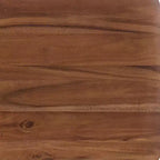 Banc Alaterre Calais de 122 cm en bois d'acacia, couleur châtaigne