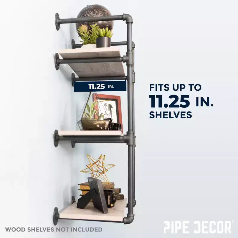 Étagère murale à 3 niveaux de PIPE DECOR
