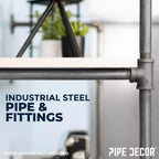 Étagère murale à 3 niveaux de PIPE DECOR