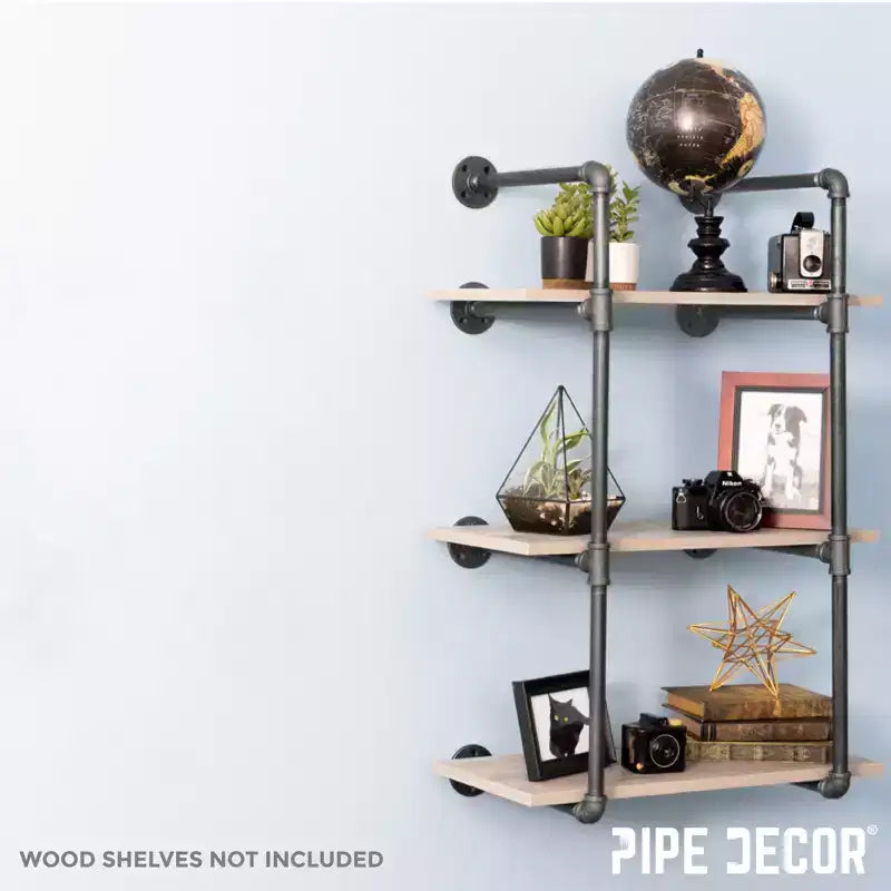 Étagère murale à 3 niveaux de PIPE DECOR