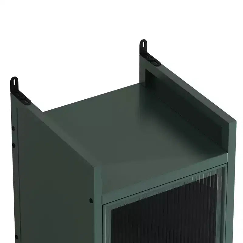GDFStudio Maurice 35 cm Armoire contemporaine à porte en verre trempé