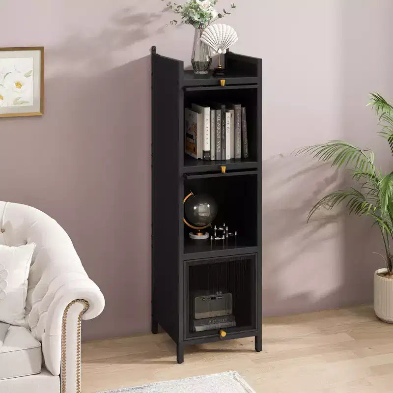 GDFStudio Maurice 35 cm Armoire contemporaine à porte en verre trempé