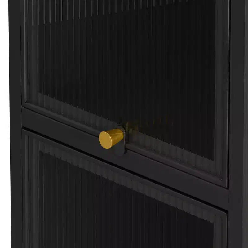 GDFStudio Maurice 35 cm Armoire contemporaine à porte en verre trempé