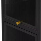 GDFStudio Maurice 35 cm Armoire contemporaine à porte en verre trempé
