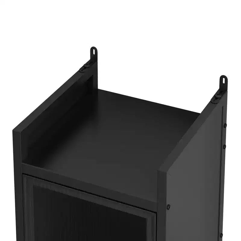 GDFStudio Maurice 35 cm Armoire contemporaine à porte en verre trempé
