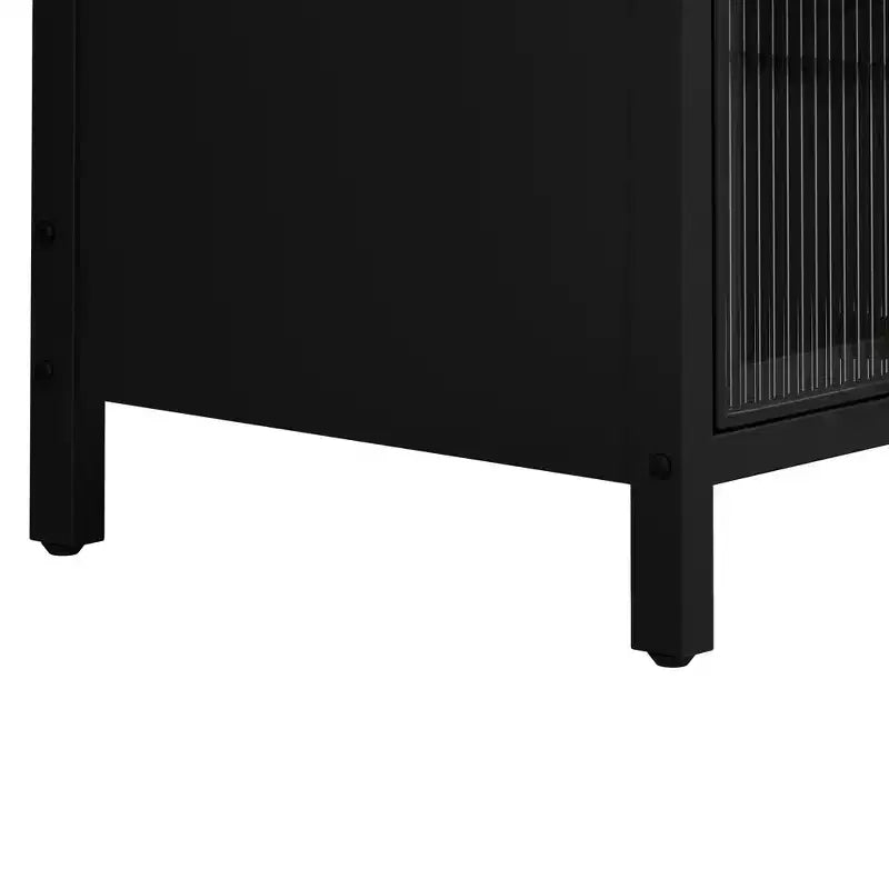 GDFStudio Maurice 35 cm Armoire contemporaine à porte en verre trempé