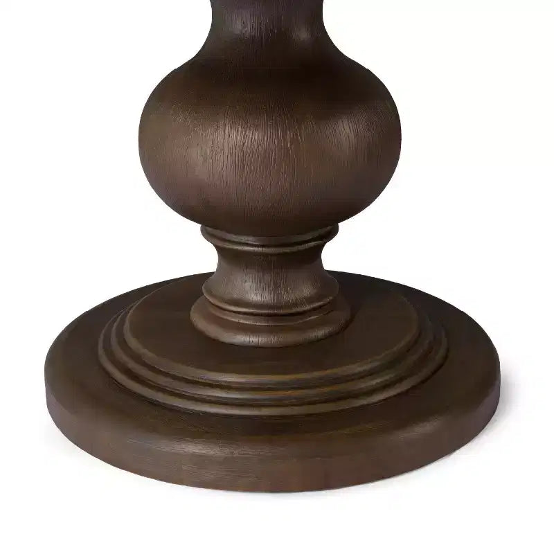 Table à manger ronde classique en bois Maven Lane Zola