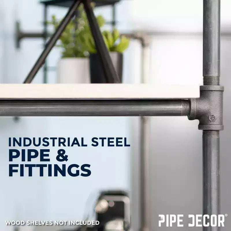 Étagère murale à 4 niveaux de PIPE DECOR