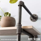 Étagère murale à 4 niveaux de PIPE DECOR