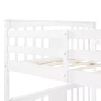 Lit superposé double avec tiroirs, lit superposé en bois pleine grandeur pour enfants, adolescents et adultes, convertible en 2 lits