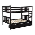 Lit superposé double avec tiroirs, lit superposé en bois pleine grandeur pour enfants, adolescents et adultes, convertible en 2 lits