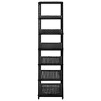 vidaXL Meuble à chaussures en polyrotin noir 19,7x11,8x47,2 po Léger - 47,2