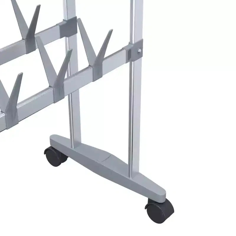 vidaXL Meuble à Chaussures avec Roues Argenté 26x10.6x39.4
