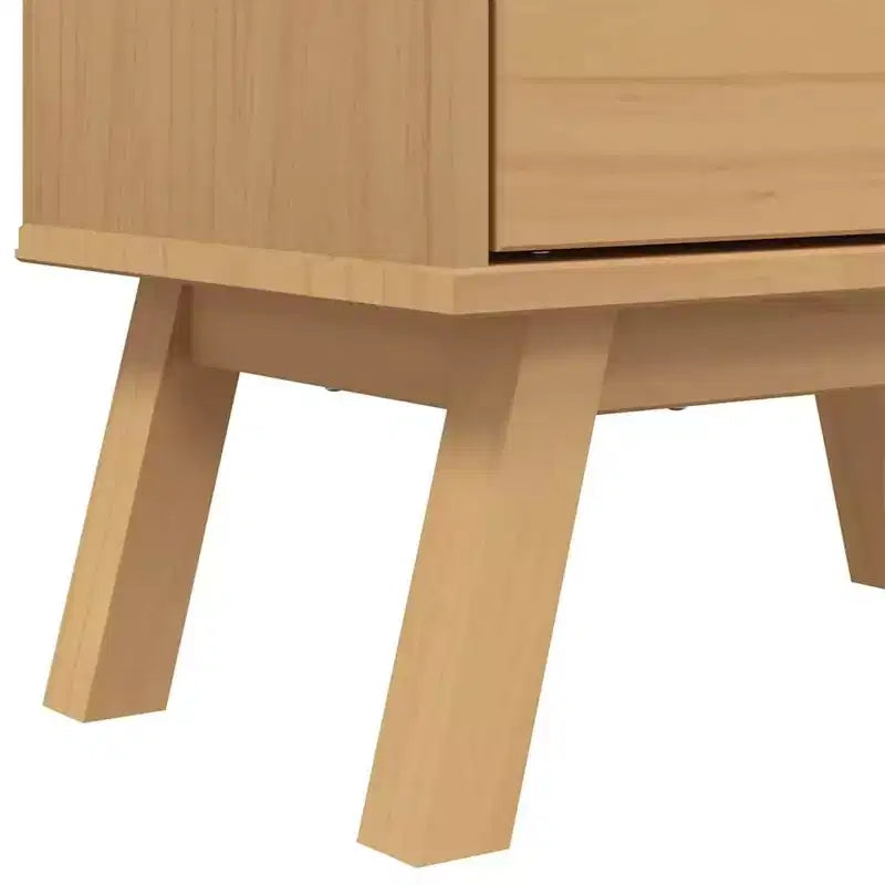 vidaXL Meuble à chaussures Bois de pin massif avec finition cirée, bois d'ingénierie