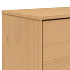 vidaXL Meuble à chaussures Bois de pin massif avec finition cirée, bois d'ingénierie