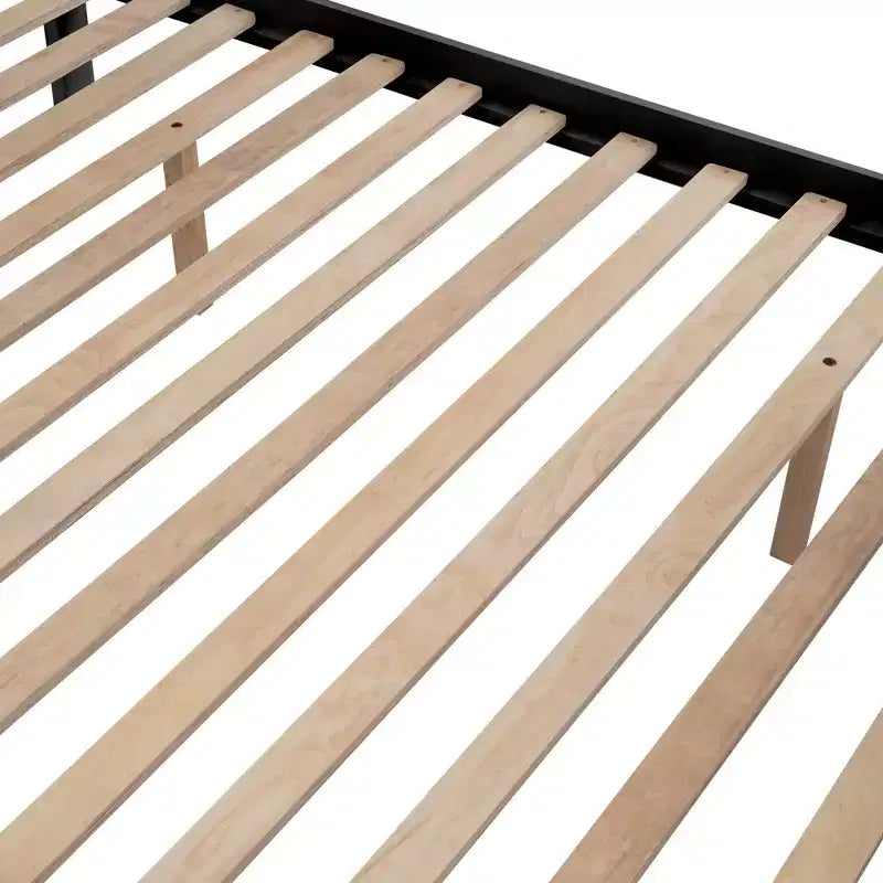 Lit superposé jumeau sur lit double avec lit gigogne pour enfants, cadre de lit superposé avec escalier de rangement et garde-corps