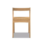 Chaise de salle à manger Capri en bois de chêne et assise tissée
