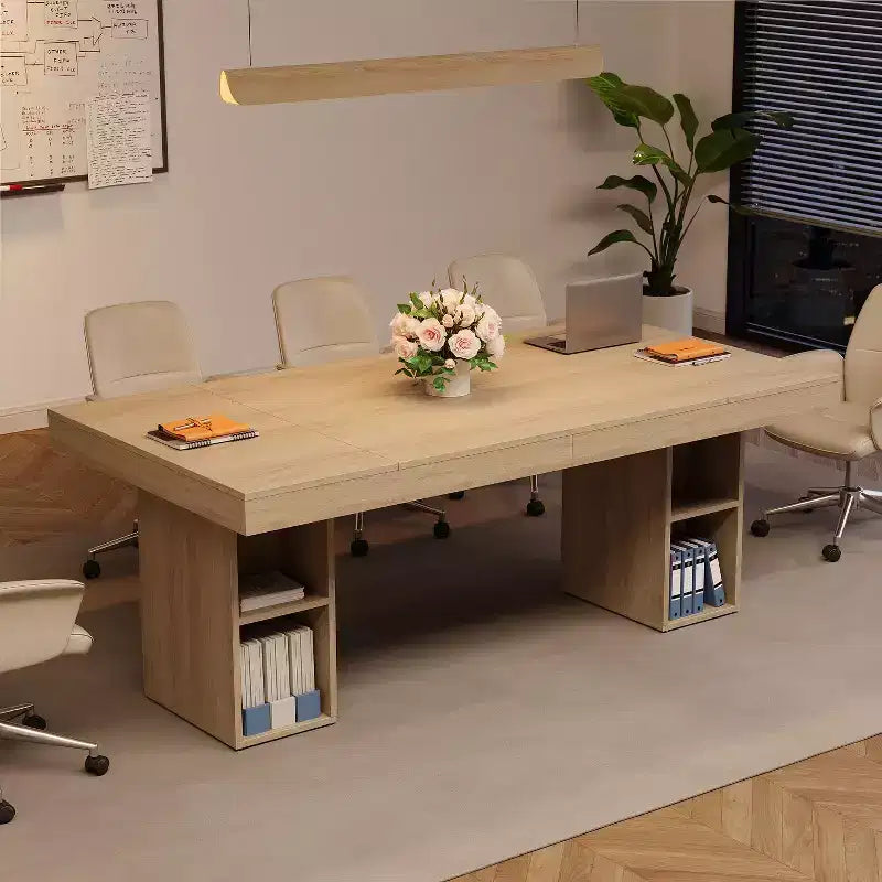 Grand îlot de cuisine avec rangement double face pour 4-6 personnes, table de cuisine îlot avec grand plateau, table îlot pour cuisine, salle à manger