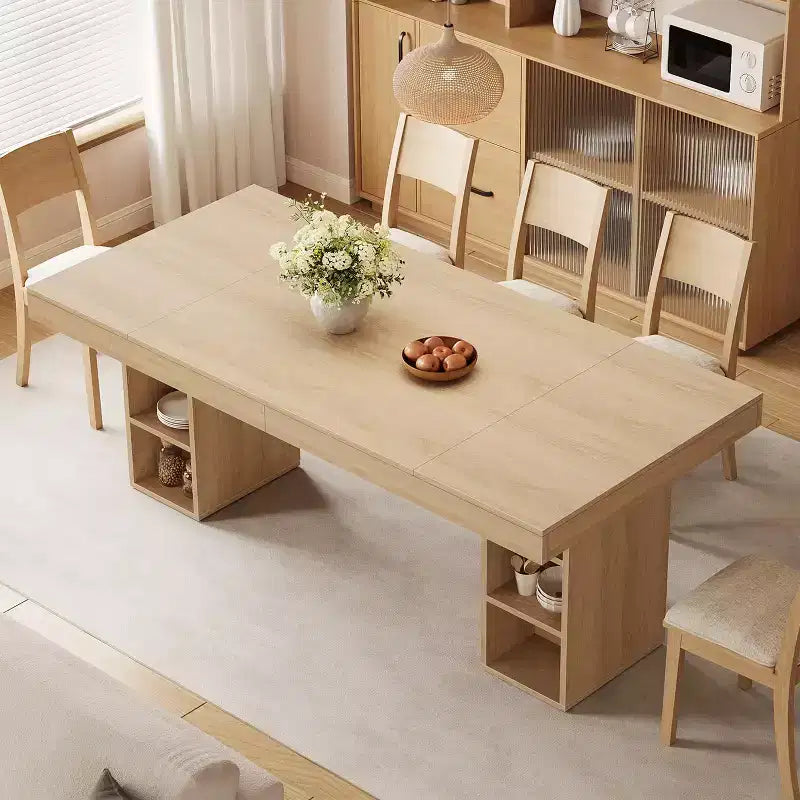 Grand îlot de cuisine avec rangement double face pour 4-6 personnes, table de cuisine îlot avec grand plateau, table îlot pour cuisine, salle à manger