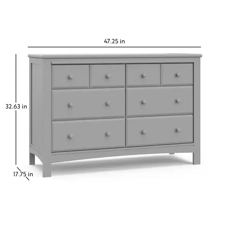 Commode double à 6 tiroirs Graco Benton